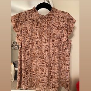 High neck dressy top